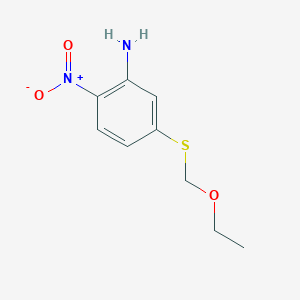 5-[(Ethoxymethyl)sulfanyl]-2-nitroaniline