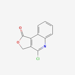 molecular formula C11H6ClNO2 B8636815 4-Chloro-furo[3,4-c]quinolin-1(3H)-one 