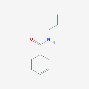 molecular formula C10H17NO B8636849 N-propylcyclohex-3-enecarboxamide 