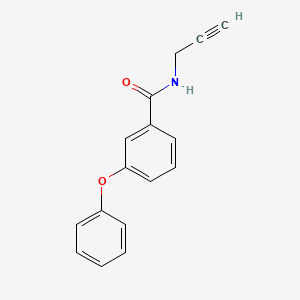 molecular formula C16H13NO2 B8636884 (3-Phenoxybenzoyl)amino-2-propyne 