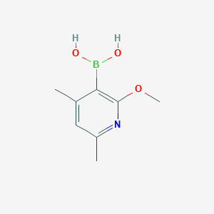 molecular formula C8H12BNO3 B8636932 (2-Methoxy-4,6-dimethylpyridin-3-yl)boronic acid 