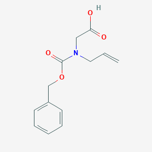 molecular formula C13H15NO4 B8636987 N-Allyl-N-benzyloxycarbonylglycine CAS No. 71931-22-1