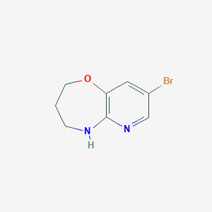 8-Bromo-2,3,4,5-tetrahydropyrido[3,2-b][1,4]oxazepine