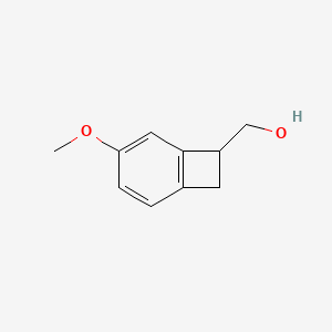 molecular formula C10H12O2 B8637000 (4-Methoxybicyclo[4.2.0]octa-1,3,5-trien-7-yl)methanol CAS No. 30118-28-6
