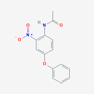 molecular formula C14H12N2O4 B8637072 N-(2-nitro-4-phenoxy-phenyl)acetamide CAS No. 60853-99-8