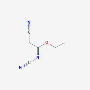 Ethanimidic acid, N,2-dicyano-, ethyl ester