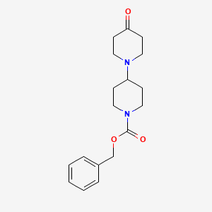 molecular formula C18H24N2O3 B8637157 Benzyl 4-oxo-1,4'-bipiperidine-1'-carboxylate CAS No. 880462-12-4