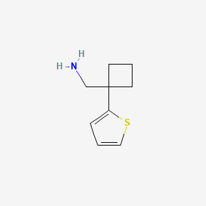 [1-(thiophen-2-yl)cyclobutyl]methanamine