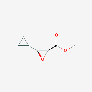 molecular formula C7H10O3 B8637244 methyl (2R,3R)-3-cyclopropyl-2,3-epoxypropionate 