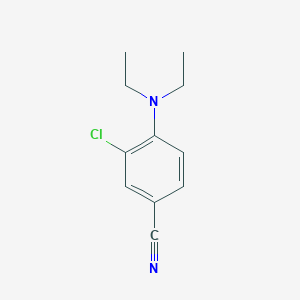 molecular formula C11H13ClN2 B8637284 3-Chloro-4-diethylaminobenzonitrile 