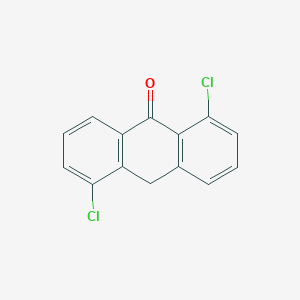 molecular formula C14H8Cl2O B8637291 1,5 dichloro-9(10H)-anthracenone CAS No. 50259-92-2