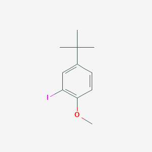 molecular formula C11H15IO B8637342 2-Iodo-4-tert-butylanisole 