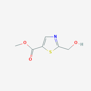 molecular formula C6H7NO3S B8637385 Methyl 2-hydroxymethyl-thiazole-5-carboxylate 