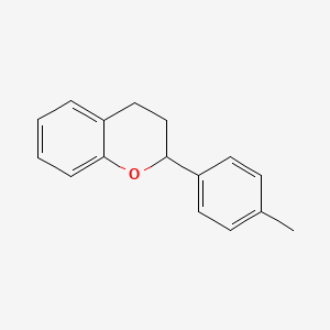 molecular formula C16H16O B8637394 2-(p-Tolyl)chroman 