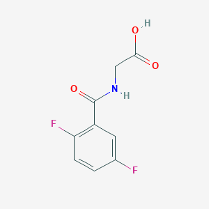 molecular formula C9H7F2NO3 B8637409 2-(2,5-Difluorobenzamido)acetic acid 