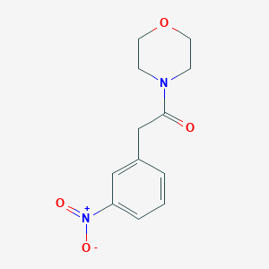 molecular formula C12H14N2O4 B8637414 1-(Morpholin-4-yl)-2-(3-nitrophenyl)ethan-1-one CAS No. 19281-20-0