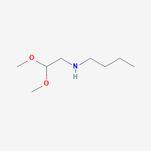 molecular formula C8H19NO2 B8637438 N-(2,2-dimethoxyethyl)butan-1-amine CAS No. 98544-93-5