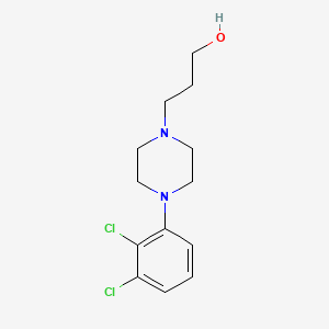 molecular formula C13H18Cl2N2O B8637493 3-[4-(2,3-Dichlorophenyl)piperazin-1-yl]propan-1-ol CAS No. 131732-09-7