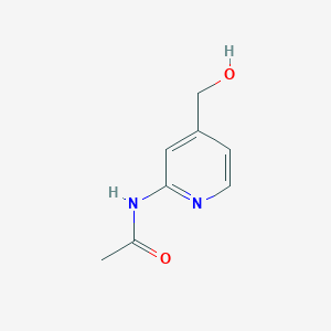 molecular formula C8H10N2O2 B8637501 (2-Acetylaminopyridin-4-yl)methanol 