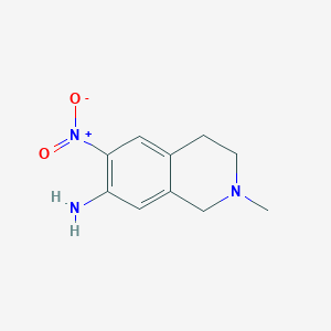 2-Methyl-6-nitro-1,2,3,4-tetrahydroisoquinolin-7-amine