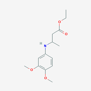 Ethyl 3-(3,4-dimethoxyanilino)butanoate