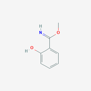 molecular formula C8H9NO2 B8637563 methyl 2-hydroxybenzimidate CAS No. 26384-76-9