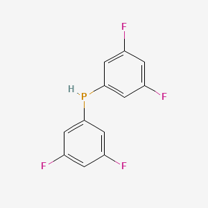 molecular formula C12H7F4P B8637587 Bis(3,5-difluorophenyl)phosphine CAS No. 183268-31-7