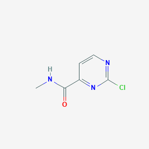 molecular formula C6H6ClN3O B8637602 2-chloro-N-methylpyrimidine-4-carboxamide 