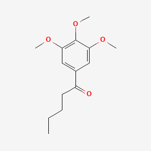 molecular formula C14H20O4 B8637609 1-(3,4,5-Trimethoxyphenyl)pentan-1-one CAS No. 114085-80-2