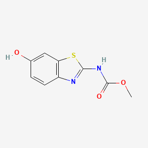 molecular formula C9H8N2O3S B8637615 Methyl (6-hydroxy-1,3-benzothiazol-2-yl)carbamate CAS No. 61610-56-8