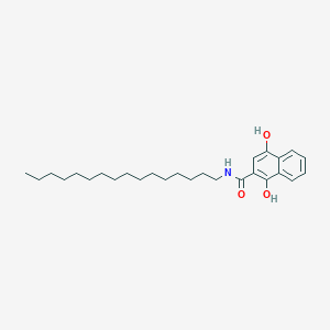 2-Naphthalenecarboxamide, N-hexadecyl-1,4-dihydroxy-