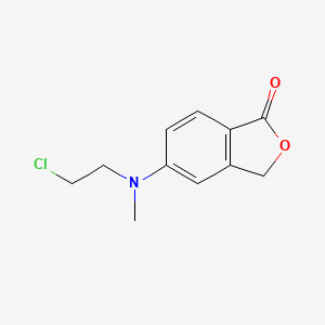 5-[(2-Chloroethyl)(methyl)amino]-2-benzofuran-1(3H)-one