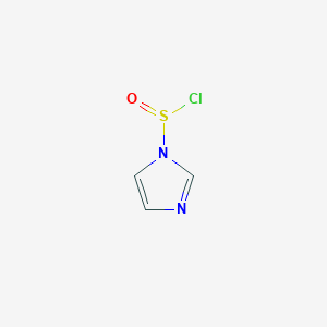 molecular formula C3H3ClN2OS B8637638 1H-Imidazole-1-sulfinyl chloride CAS No. 76541-52-1