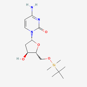 molecular formula C15H27N3O4Si B8637645 5'-O-(tert-Butyldimethylsilyl)-2'-deoxycytidine CAS No. 51549-27-0