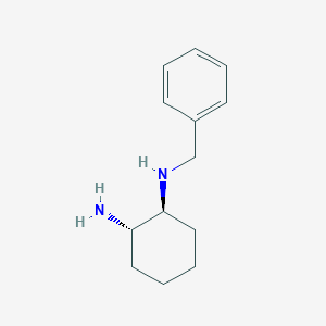molecular formula C13H20N2 B8637815 (1S,2S)-N-benzylcyclohexane-1,2-diamine 