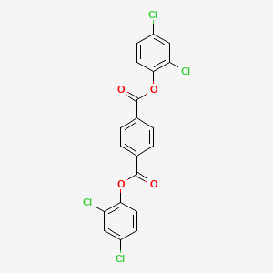 molecular formula C20H10Cl4O4 B8637886 Bis(2,4-dichlorophenyl)terephthalate 