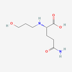molecular formula C8H16N2O4 B8637901 Hydroxypropylglutamine CAS No. 25569-41-9