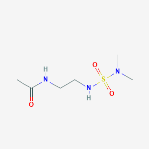 molecular formula C6H15N3O3S B8637911 N-{2-[(Dimethylsulfamoyl)amino]ethyl}acetamide CAS No. 87484-95-5