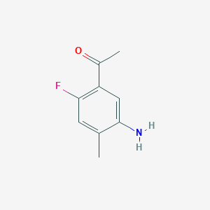 1-(5-Amino-2-fluoro-4-methyl-phenyl)-ethanone