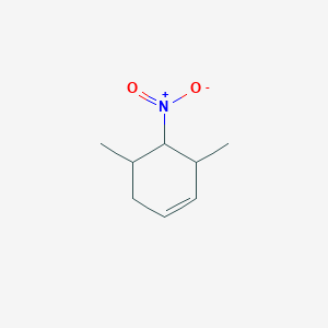 molecular formula C8H13NO2 B8637970 3,5-Dimethyl-4-nitrocyclohex-1-ene CAS No. 96614-70-9