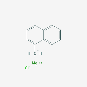 molecular formula C11H9ClMg B8638044 Magnesium, chloro(1-naphthalenylmethyl)- 