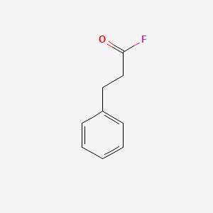 molecular formula C9H9FO B8638076 3-Phenylpropanoyl fluoride 