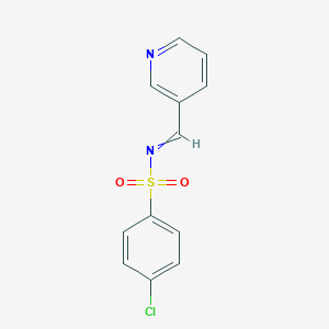 molecular formula C12H9ClN2O2S B8638087 N-(3-Pyridinylmethylene)-4-chlorobenzenesulfonamide 