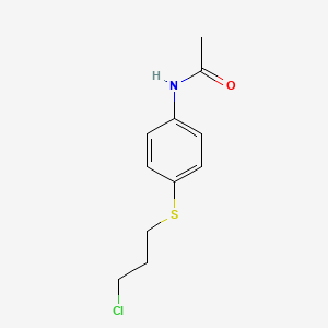 N-{4-[(3-Chloropropyl)sulfanyl]phenyl}acetamide