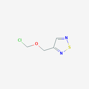3-[(Chloromethoxy)methyl]-1,2,5-thiadiazole