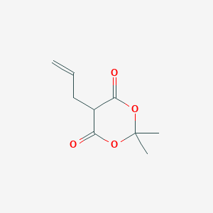 molecular formula C9H12O4 B8638177 1,3-Dioxane-4,6-dione, 2,2-dimethyl-5-(2-propenyl)- CAS No. 113427-02-4