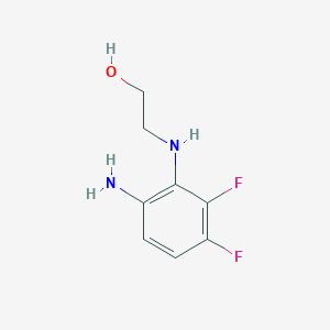 2-[(6-Amino-2,3-difluorophenyl)amino]ethanol