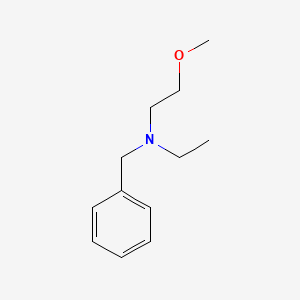 molecular formula C12H19NO B8638471 Benzyl(ethyl)(2-methoxyethyl)amine 