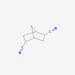 molecular formula C9H10N2 B8638513 Bicyclo[2.2.1]heptane-2,5-dicarbonitrile CAS No. 132112-66-4