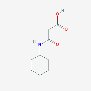 molecular formula C9H15NO3 B8638545 3-(Cyclohexylamino)-3-oxopropanoic acid 